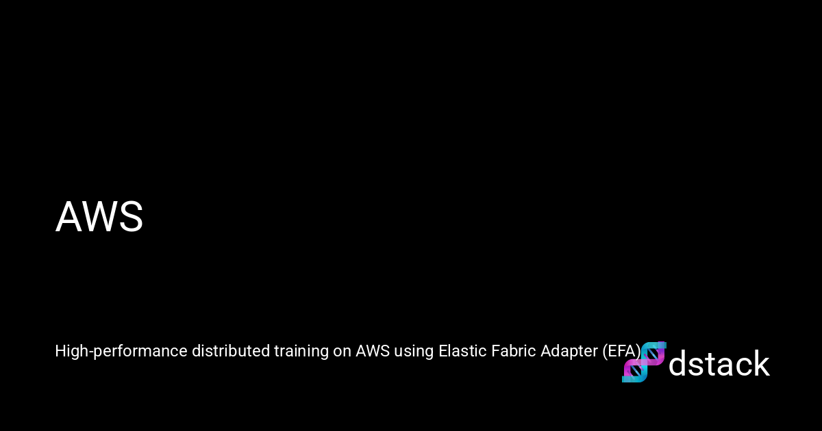AWS - dstack